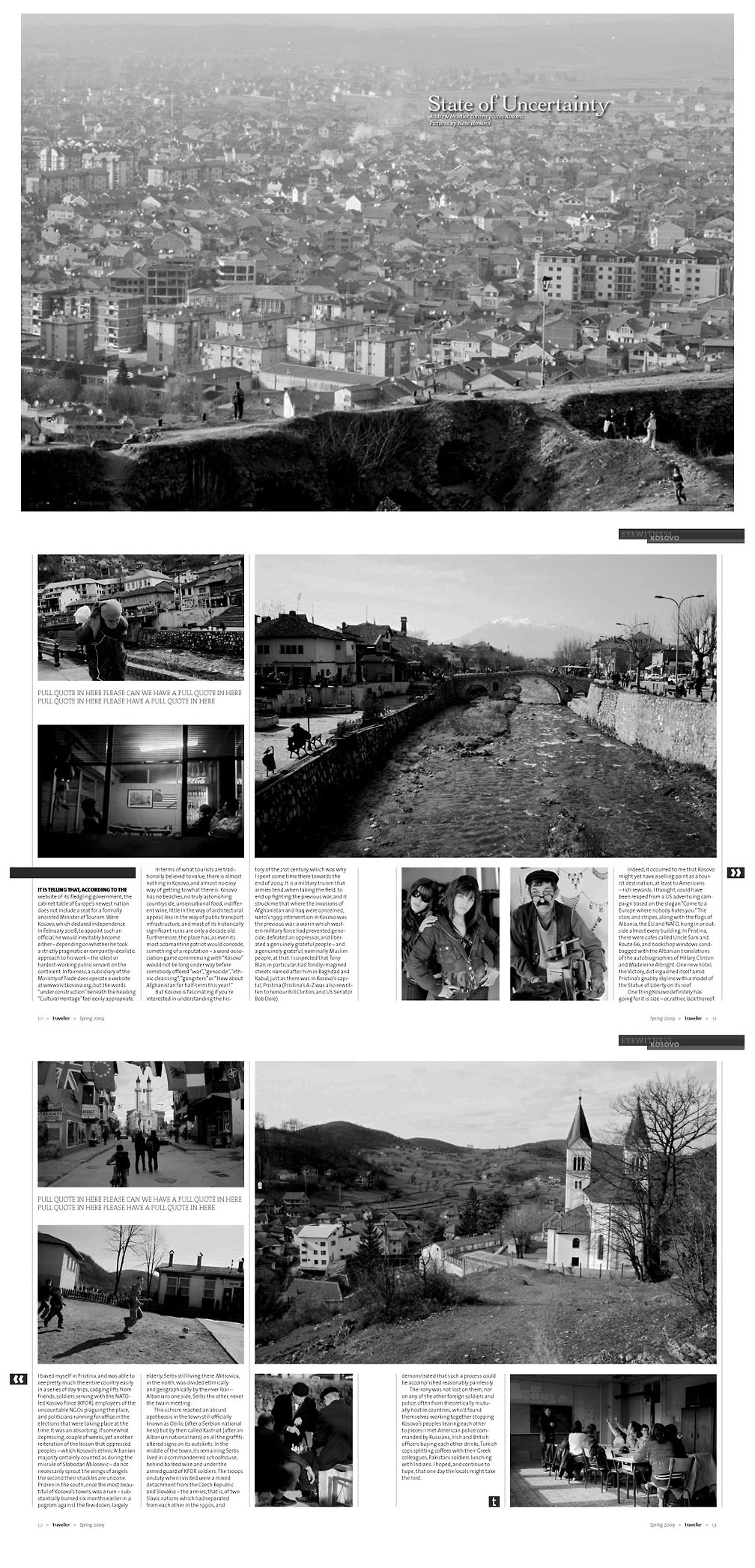 Traveller page